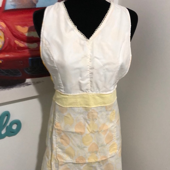 Lemon 🍋 Dress Apron Handmade Anthropologie Style - Picture 7 of 8